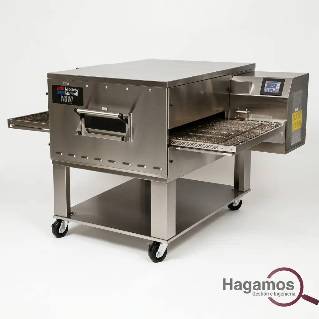 horno de cadena para mucha diversidad de productos