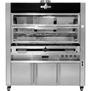 Horno Giratorio a Carbón CFW16 para Asaderos (Capacidad 16 Espadas / Alto Volumen)