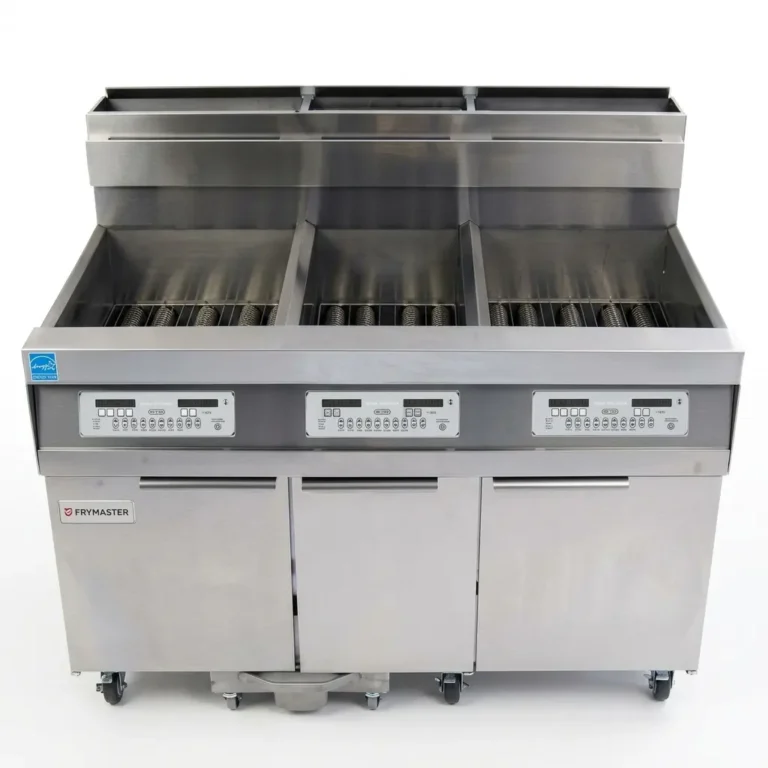 Freidora Frymaster BIGLA30 a Gas: Sistema de 3 Tanques con Filtrado Automático
