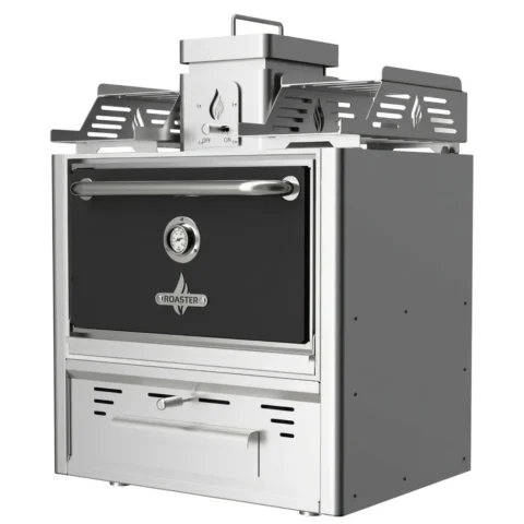 Horno Brasa Compacto ROC54 para Asaderos de Pollos y Carnes
